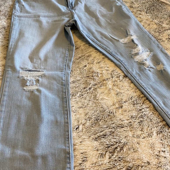 Levis 724 High rise Straight Crop Jeans Size 33 - Picture 3 of 6